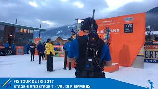 Tour de Ski 20172018  Stage 6  Mens Podium Ceremony [upl. by Marl268]