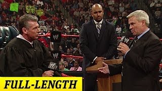 FULLLENGTH MOMENT  Raw  The Trial of Eric Bischoff [upl. by Airrat328]