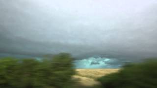 NEW VIDEO Massive squall line and whales mouth in eastern IA  June 30 2014 [upl. by Drus568]