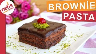 Brownie Pasta Tarifi  Pişirmeden pratik bir şekilde nefis bir pasta yapabilirsiniz [upl. by Veal]