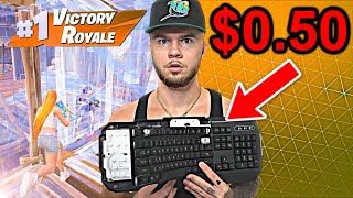 I Tried Using The WORST Fortnite Keyboard [upl. by Waiter]