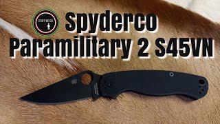 Spyderco Paramilitary 2 an Iconic Knife Every Knife Enthusiast Should Own [upl. by Seka117]