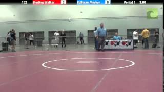 Men 152  Sterling Walker vs Collbran Meeker [upl. by Angelis788]