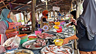 Betong Thailand Morning Market  Pasar Pagi Betong  Halal Foods streetfood [upl. by Otanod933]