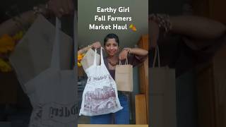 Earthy Girl Fall Farmers Market Haul earthygirl hippie hippiefashion haul farmersmarket [upl. by Kcirdneh]