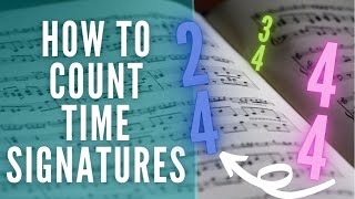 How to Count Time Signatures Time Signatures Explained [upl. by Reemas941]