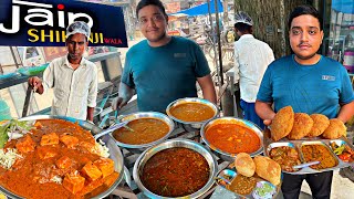 Old Faridabad के मशहूर Bedmi सब्ज़ी  छोले भटूरे  Rajma पनीर Rice Agra का स्वाद । Street Food India [upl. by Taddeusz]