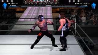 HCTP  Sting Vs Vampiro  Single Match  Walkthrough Gameplay [upl. by Cory65]