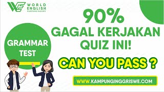 25 English Grammar Test Practice Question  Test Grammar dan Pembahasan [upl. by Arluene]