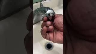 Bathroom faucet aerator fix [upl. by Christiane]