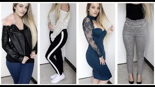 HAUL Fashion Nova PullampBear SheIn Romwe [upl. by Enobe]