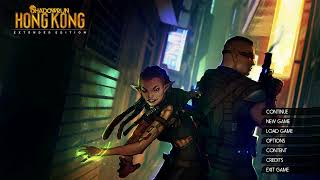 Shadowrun Hong Kong  Extended Edition  Main Menu [upl. by Rhoads890]