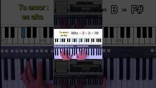 Incomprensible Amor  New Wine  Tutorial Piano [upl. by Stanford]