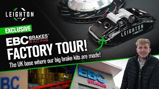 We Visit EBC Brakes’ INCREDIBLE HQ  Leighton Vans [upl. by Aynod]