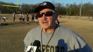 Wofford Football Begins Spring Practice 2016 [upl. by Ethelstan]