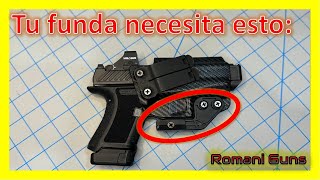 Importante para la funda de tu pistola  no salgas sin esto PistolasFritas [upl. by Rebmat]