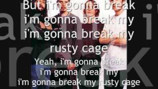 Soundgarden  Rusty Cage With Lyrics [upl. by Kemeny]