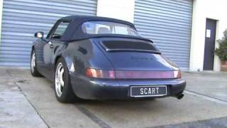 Porsche 964 sport exhaust  SCART Sport Catalytic converter and system Cup 1 [upl. by Leifeste214]