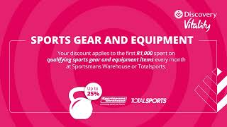 Vitality Active Gear – Sports Gear and Equipment upfront discount [upl. by Ailliw]