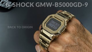 BACK TO ORIGIN  CASIO GSHOCK GMWB5000GD9 [upl. by Severin]