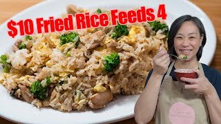 Quick and Easy Chicken Fried Rice  Using Ingredients You Already Have at Home [upl. by Bakki]