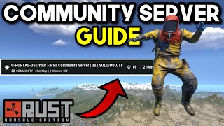 BEST Community Server Setup Guide  Rust Console Edition [upl. by Einnok419]