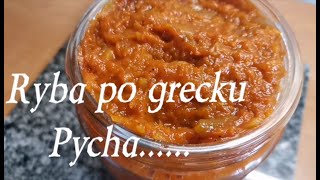 Ryba po grecku w słoju 😋  na wigilię Greekstyle fish in a jar  on Christmas Eve [upl. by Zanas]