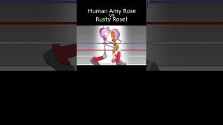 HUMAN AMY ROSE vs RUSTY ROSE [upl. by Ado765]