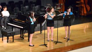 Mozart quotRondo Capriciosoquot  Flute Trio [upl. by Samantha693]