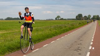 Fietselfstedentocht 2024 door Noordoost Fryslân [upl. by Ijneb]