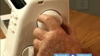 How to Use a Sewing Machine  Sewing Machine Hand Wheel [upl. by Ahsienot]