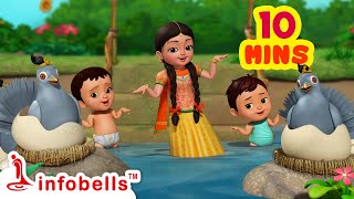 নোটন নোটন  Noton Noton Paira Guli Jhoton Bedheche  Bengali Rhymes for Children  Infobells [upl. by Stahl649]