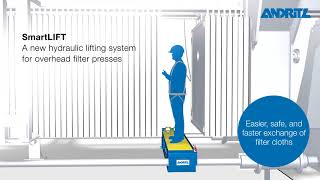 ANDRITZ SmartLIFT lifting device for filter press maintenance [upl. by Alrich]