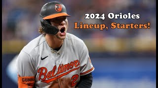 Baltimore Orioles Lineup Starters in 2024  Corbin Burnes [upl. by Limaj890]