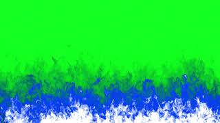 4K Blue Fire Green Screen Effect Free Download [upl. by Eibrik882]