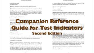 Reference Guide for Test Indicators by René Urs Meyer [upl. by Ciprian258]