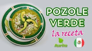 COMO HACER POZOLE VERDE  Cocinando con Aurita [upl. by Devy]