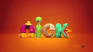 Nickelodeon HD UK  Easter Idents 2014 [upl. by Eicyac]