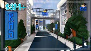 Bloxburg Modern Boarding High School Tour 3M [upl. by Mellisent]