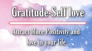 AFFIRMATIONS GRATITUDETHANK YOU SELF LOVE  CHANGE YOUR LIFE30 DAYS POSITIVITY HIGH VIBRATION [upl. by Scotney]