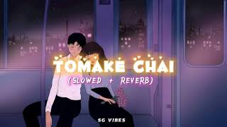 Tomake chai Slowed  reverb  Arijit singh  Gangster  SG vibes [upl. by Aicnerolf]