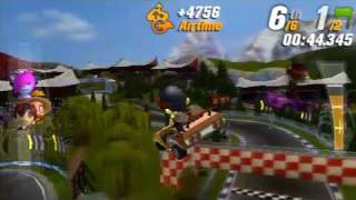 PSP Modnation Racers DEMO プレイムービー [upl. by Arotahs420]