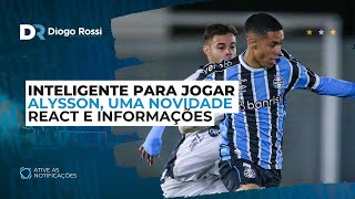 ALYSSON EDWARD A NOVIDADE DO GRÊMIO CONTRA O FLUMINENSE  REACT  INTELIGENTE FORTE DRIBLADOR [upl. by Bunch801]