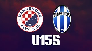 Dandenong City v Malvern City U15 Boys JNPL [upl. by Jobi181]