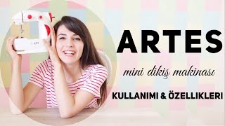 EL KADAR MAKİNEYLE DİKİŞ Mİ DİKİLİR   ARTES MİNİ DİKİŞ MAKİNESİ [upl. by Addy]