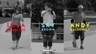 Skateboard GB Team for Paris 2024 Olympic Games  Lola Tambling Sky Brown amp Andy Macdonald [upl. by Aznola]