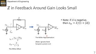The Miller Effect  Intro to Analog Design  Harvey Mudd College  Video 172 [upl. by Imit130]