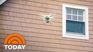 How Peeping Drones Could Be Spying On You Without You Knowing It  TODAY [upl. by Snebur]