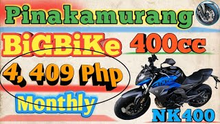 NK400  PINAKAMURANG BIGBIKE 400cc  BRAND NEW NK400  INSTALLMENT  NK 400 DETAILS [upl. by Ennayrb]