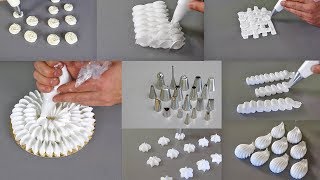 Como utlilizar las boquillas esenciales en pastelería How to use the essential nozzles for pastry [upl. by Greenquist]